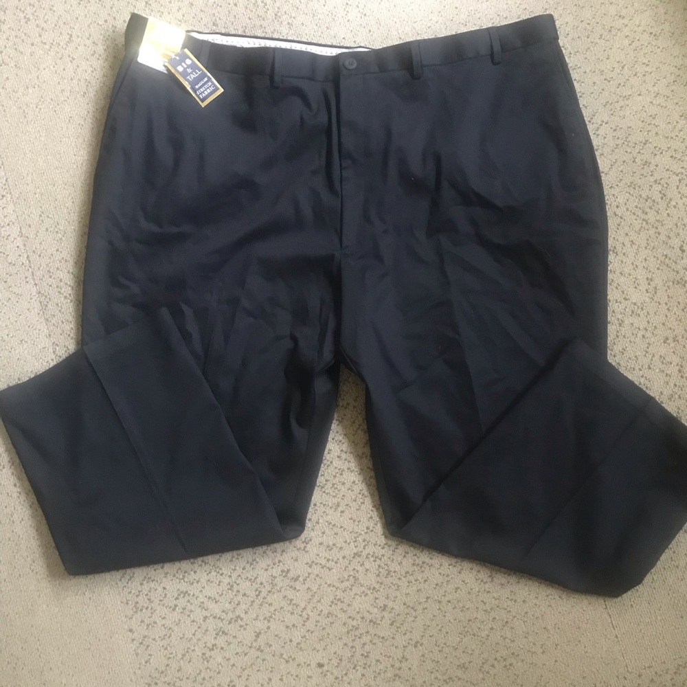 Haggar Men's Classic Black Dress Pants NWT